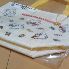 はなまるおばけ当りくじ　チャーム付きミニトート イエローの画像