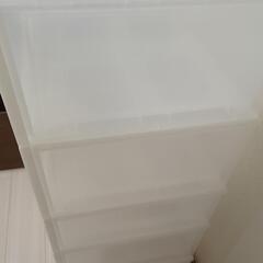 無印衣装ケース5個の画像