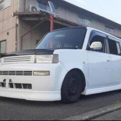 車高調　キャンバーアクスル　社外パーツ多数　NCP30 bB　鬼キャン　シャコタン　改造　カスタムの画像