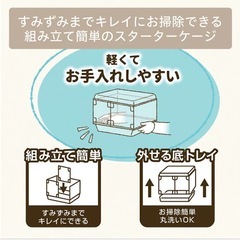 ハムスターケージ　グラスハーモニー600 ハムスター回し車の画像