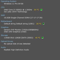 ノートパソコン 美品 Win11 i3 16GB 128GBの画像