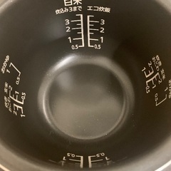 パナソニック 炊飯器 ブラック SR-KT060-Kの画像