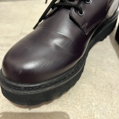 Hawkins sport レディース24.5cm　ダークブラウン レザー ローファーの画像