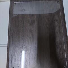 新品未使用！額縁 A4 木目調 ブラウンの画像