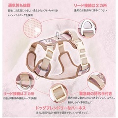 小型犬 犬用ハーネス   サイズ XS
の画像