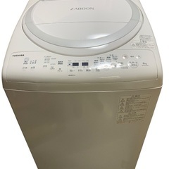 TOSHIBA 洗濯機 ZABOON AW-8V9 8kg C070大阪配送の画像