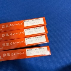 (賞味期限間近)欧風カレー中辛　4箱セットの画像