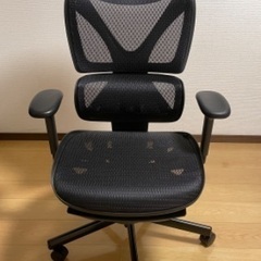 電動昇降デスク&オフィスチェアセットの画像