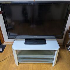 2010年式40型液晶TV  TV台付の画像