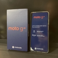 【未使用】 moto g24 8GB 128GB アイスグリーンの画像