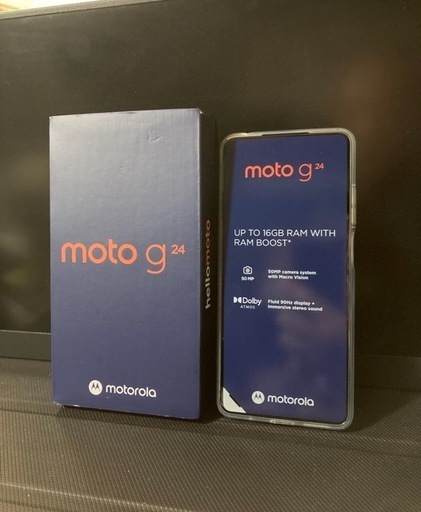 【未使用】 moto g24 8GB 128GB アイスグリーン