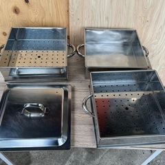 ステンレス3段蒸し器の画像
