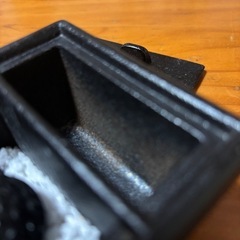 南部鉄器長火鉢セットと鉄瓶　灰皿　置物　鋳物急須　ミニチュア　和風インテリアの画像