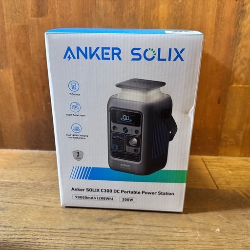 小型ポータブル電源 Anker Solix C300 DC PortablePowerStation