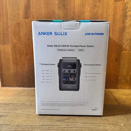 小型ポータブル電源 Anker Solix C300 DC PortablePowerStation