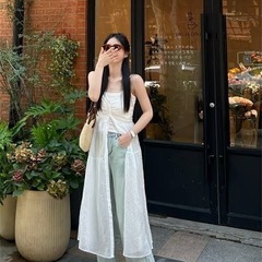 【新品】タグ付き  レースキャミワンピースの画像