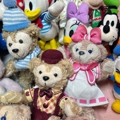 まとめ　ディズニーランド　ディズニーシー　ミッキー　ミニー　ぬいぐるみ　48点の画像