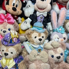まとめ　ディズニーランド　ディズニーシー　ミッキー　ミニー　ぬいぐるみ　48点の画像