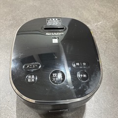 炊飯器 3合炊き SHARP (ジャンク？)の画像