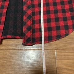 チェックシャツ 赤✖️黒の画像