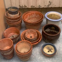 無料 　植木鉢  盆栽鉢  大量  セットの画像