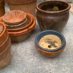 無料 　植木鉢  盆栽鉢  大量  セットの画像
