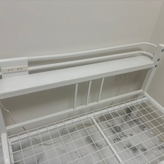 ニトリ シングルベッド マットレス付の画像