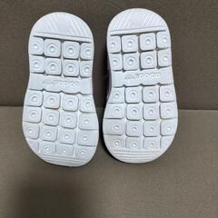 【キッズ】14センチ　adidas サンダル・ピンクの画像