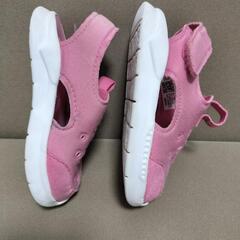 【キッズ】14センチ　adidas サンダル・ピンクの画像