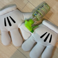ディズニーランド ミッキーマウス 手袋 グローブ 手 コスプレの画像