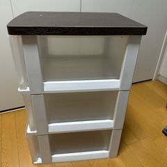 3段収納ケースの画像