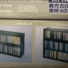 CD棚/CDストッカー2点セットの画像
