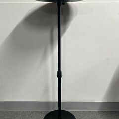 スリムテーブル 丸 円型 昇降式 （ブラウン）の画像