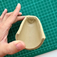 水槽 プレコ シェルター モアイ 正面の画像
