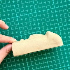 水槽 プレコ シェルター モアイ 正面の画像