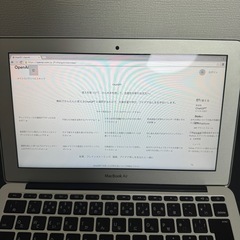 MacBook Air 11インチ 2012 i5 4GB 64GB 美品の画像