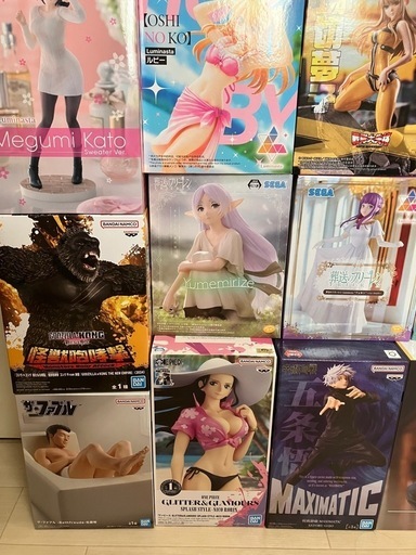 フィギュア まとめ売り ジャンプ 美少女 ナルト ワンピース ミク