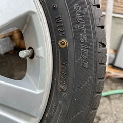 スバル純正 ENKEI製 14インチ 4.5J 155/65R14 4本セットの画像