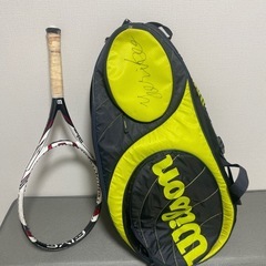 【Wilson】テニスラケットとラケバの画像