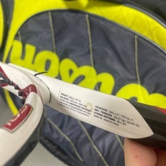 【Wilson】テニスラケットとラケバの画像