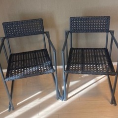 ベランダ ダイニングテーブル チェア デザイナーズ Outdoor Living Simple - Modern Dining Table  chair 3点セットの画像