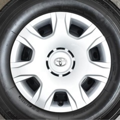 2025年製 新車外し　200 ハイエース 純正 15in 6J +35 PCD139.7 ブリヂストン エコピア RD613 195/50R15 LTの画像