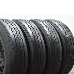 2025年製 新車外し　200 ハイエース 純正 15in 6J +35 PCD139.7 ブリヂストン エコピア RD613 195/50R15 LTの画像