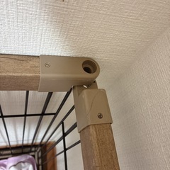 犬 猫ちゃん用 ペットケージ 屋根付きの画像