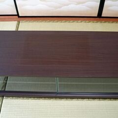 テレビ台　幅113cm 奥行40cm 高さ36.8cm　キャスター付きの画像