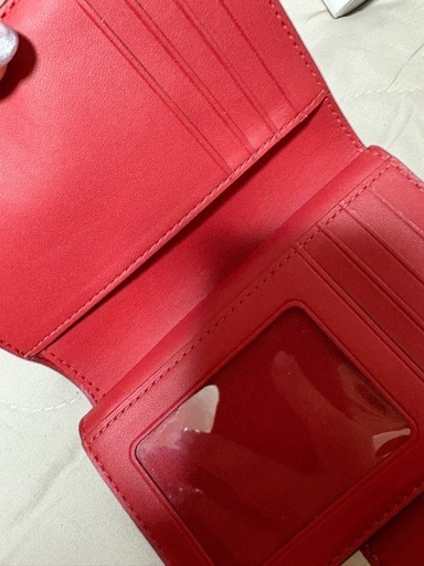 COACH（コーチ） 折り財布 シグネチャー ミディアム コーナー ジップ CW786 IMXD0 ウォルナット×ボールドレッド