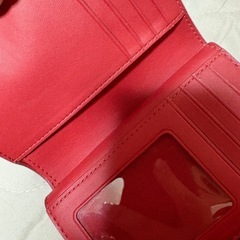 COACH（コーチ） 折り財布 シグネチャー ミディアム コーナー ジップ CW786 IMXD0 ウォルナット×ボールドレッドの画像