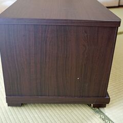テレビ台　幅113cm 奥行40cm 高さ36.8cm　キャスター付きの画像