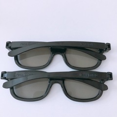 2個セット【REAL D】3D映画観賞用メガネの画像