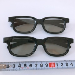 2個セット【REAL D】3D映画観賞用メガネの画像
